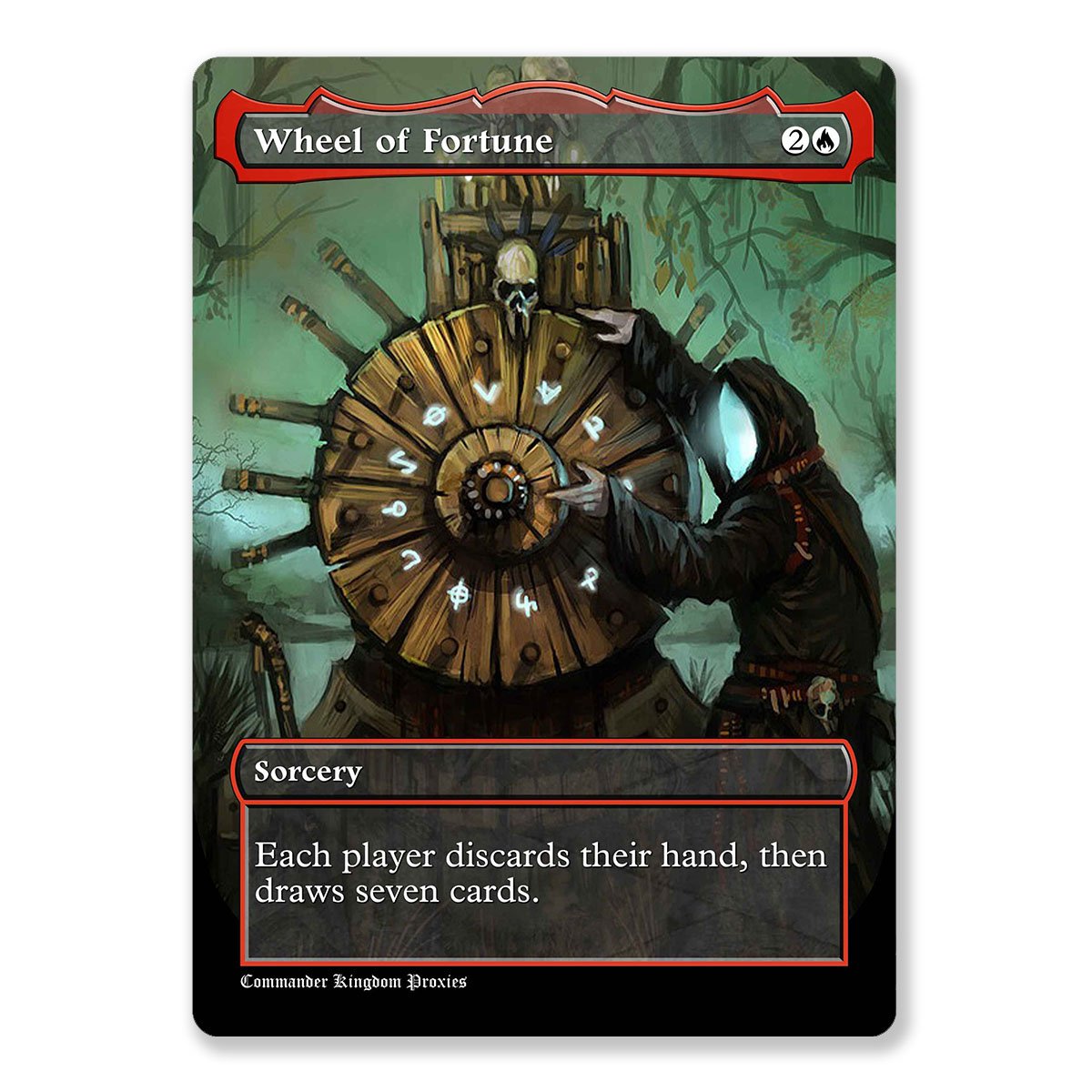 Wheel of Fortune | Full Art Custom MTG Proxy Card - trinketkingdom.com