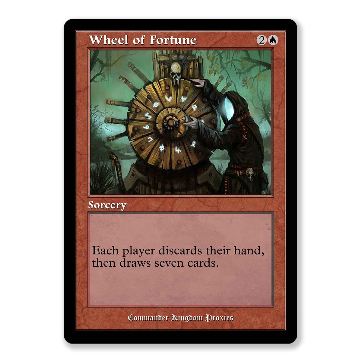 Wheel of Fortune | Vintage Custom MTG Proxy Card - trinketkingdom.com