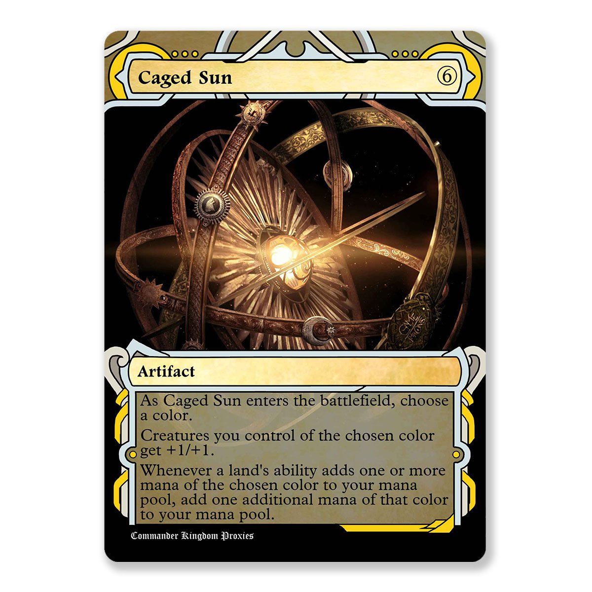Caged Sun Mystical Archives Custom MTG Proxy Card Trinketkingdom