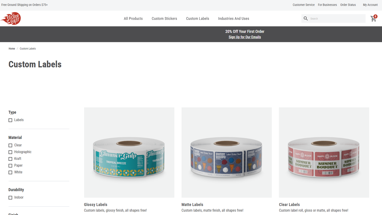 Trinket Label The Best Custom Label Websites for 2026 - trinketkingdom.com
